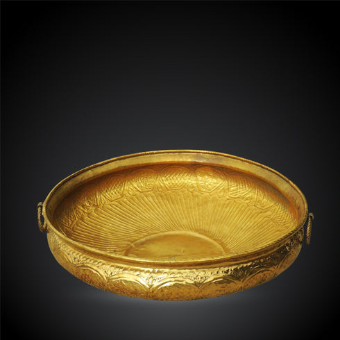 Brass Urli With Handwork 12.65Kg